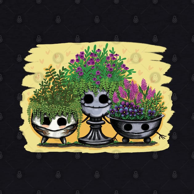 Plant pot trio by Raluca Iov